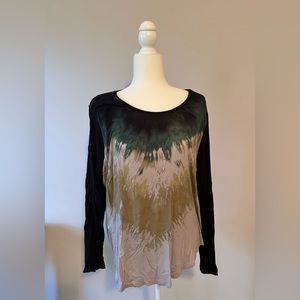 Long Sleeve Tie Dye Shirt | Simply Vera Vera Wang